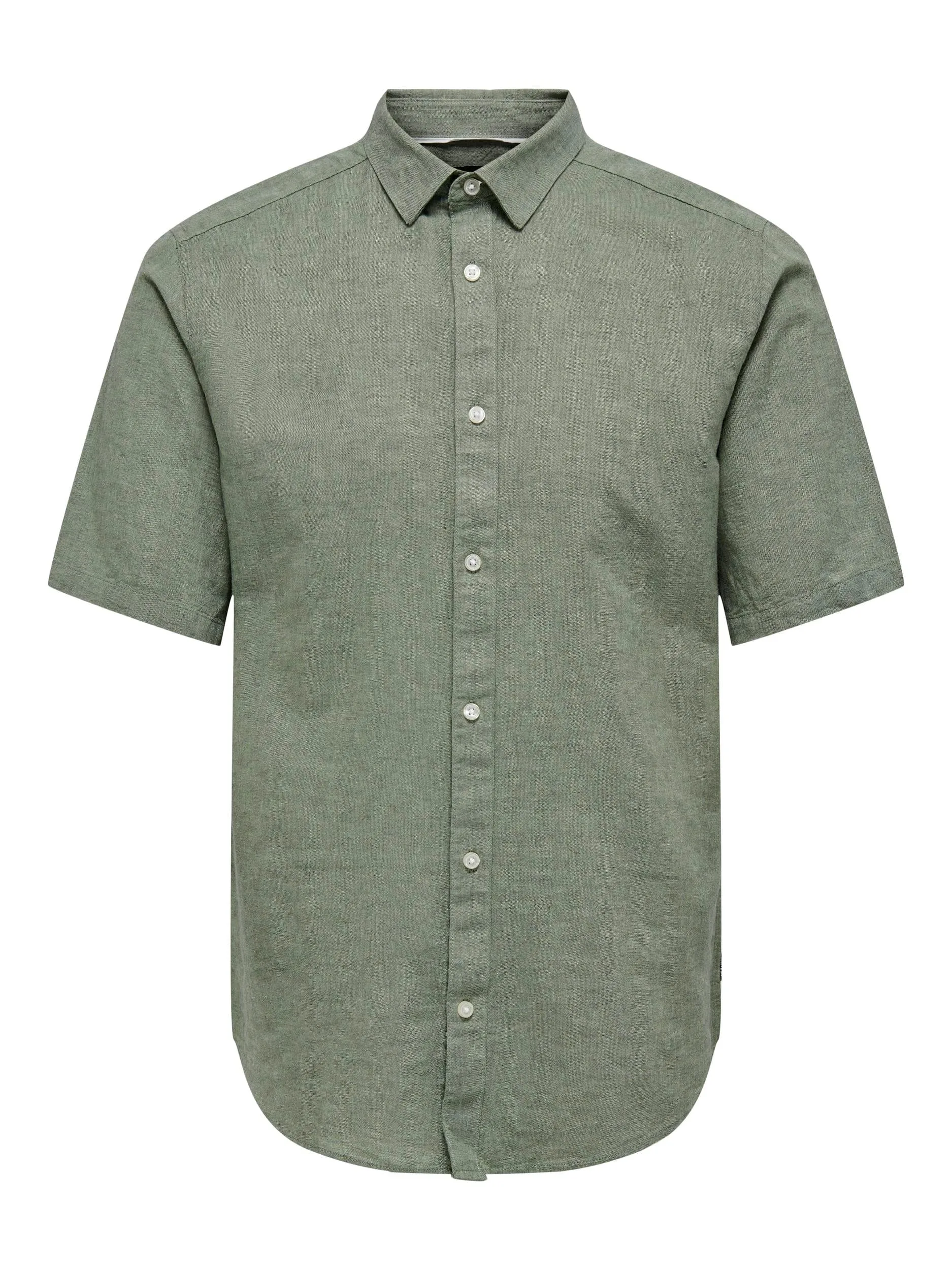 Caiden Solid Linen Shirt