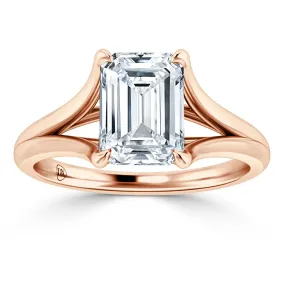 Camilla - 18ct Rose Gold - Emerald