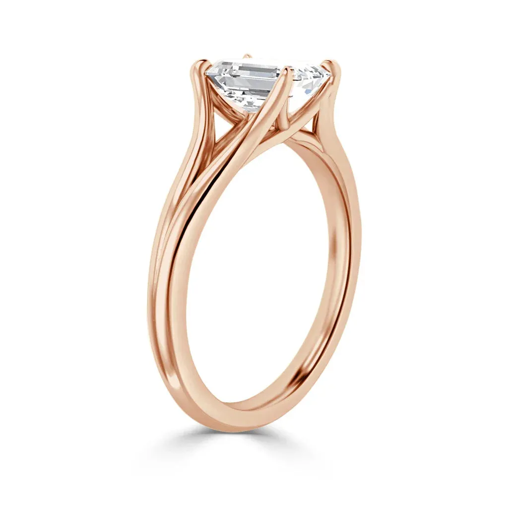 Camilla - 18ct Rose Gold - Emerald