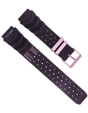 Citizen Aqualand Duplex Replacement Strap - Black Rubber - 20MM