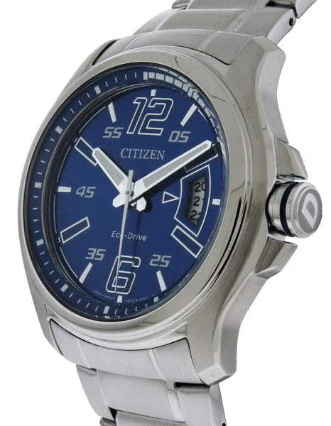 Citizen DRIVE HTM 100M Mens Watch - Stainless Case & Bracelet - Blue Dial