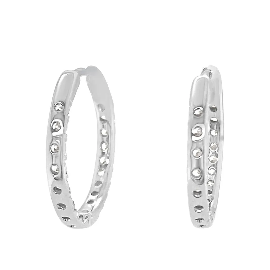 Clara by Martin Binder Diamond Hoop Earrings (1.06 ct. tw.)