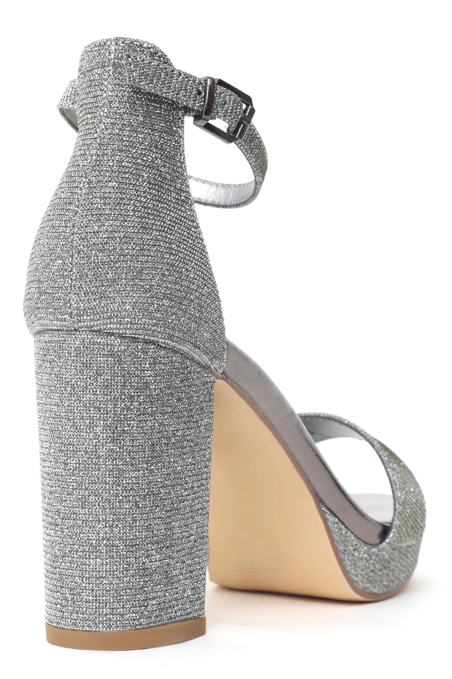 CLASSIC PLATFORM HEELS-PEWTER