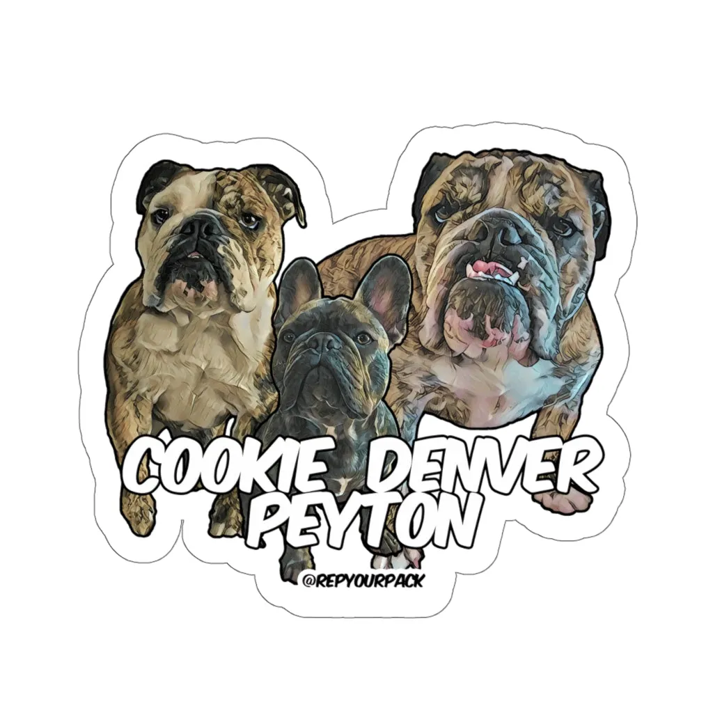 Cookie Denver Peyton 2 Stickers