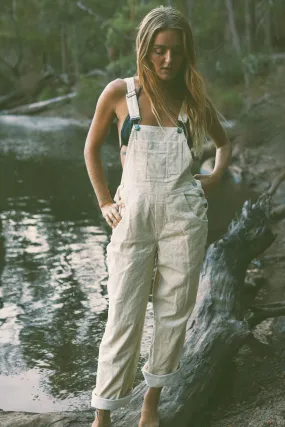 Cord Overalls - Cream