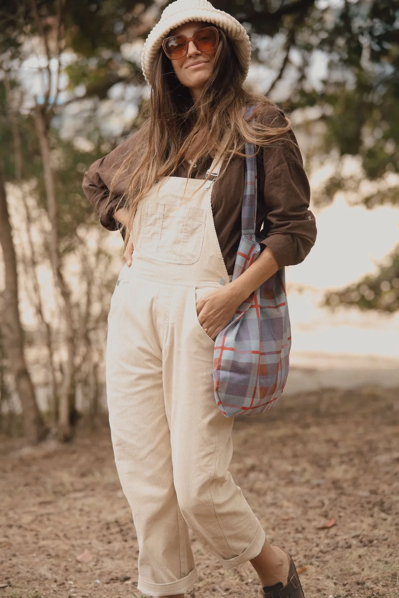 Cord Overalls - Cream