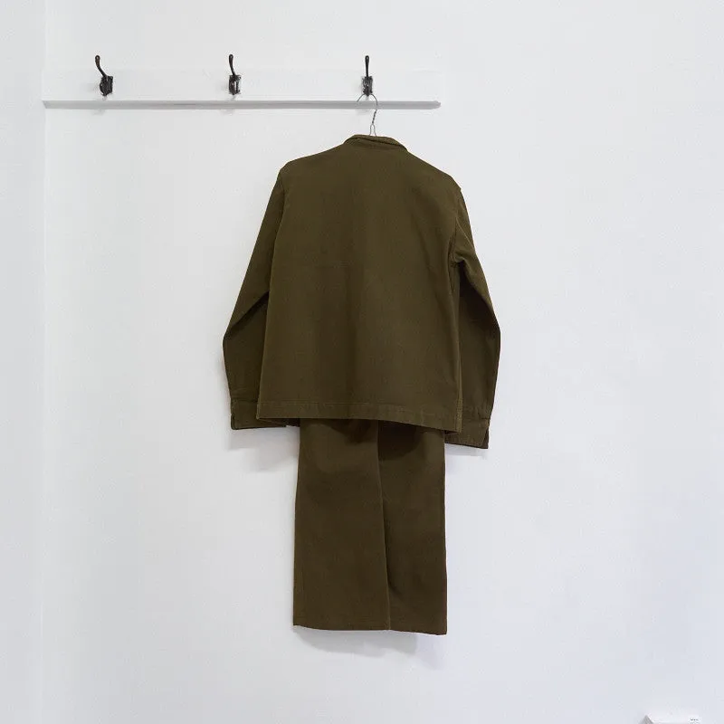 cotton drill open jacket suit