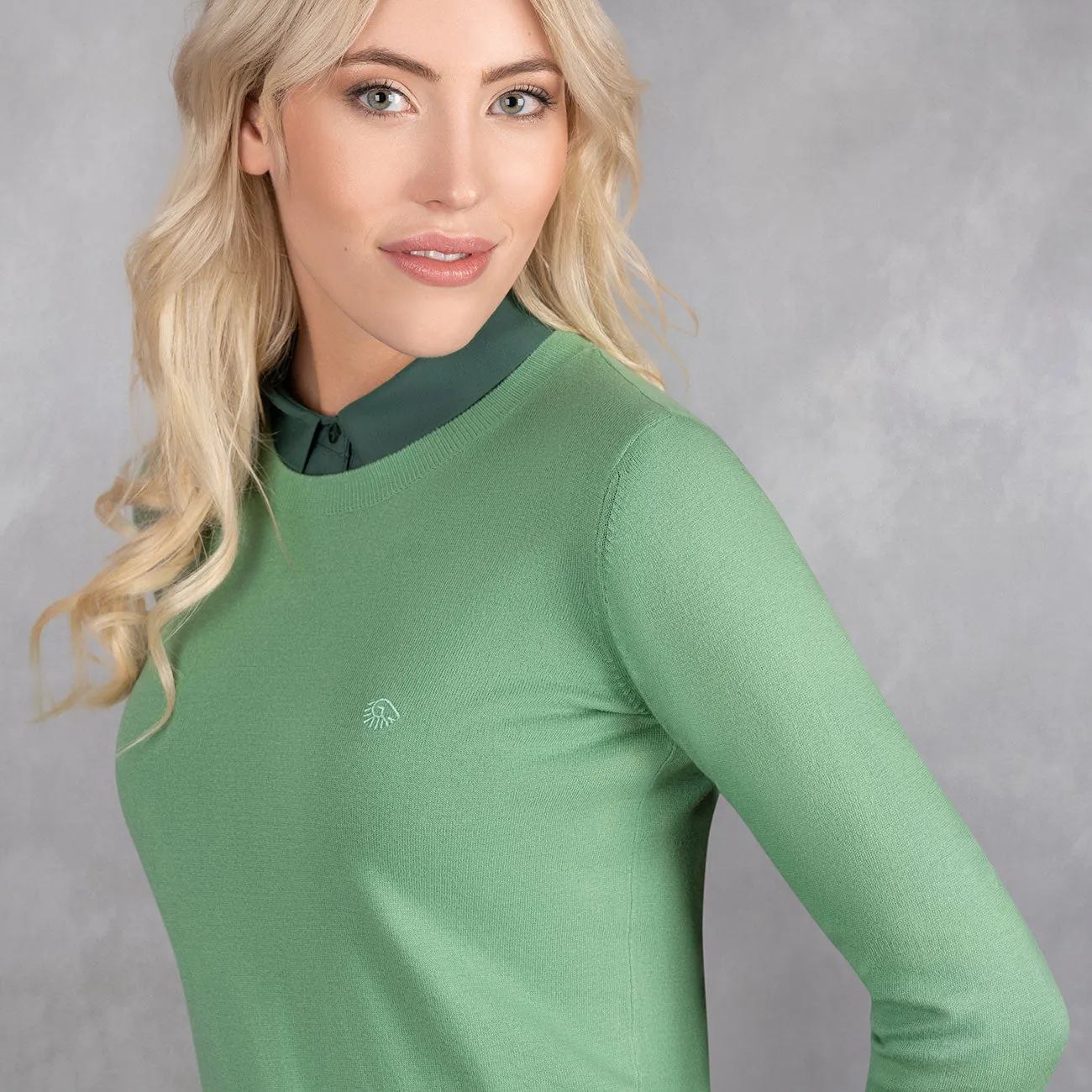 Cotton Pullover Round Neck Women