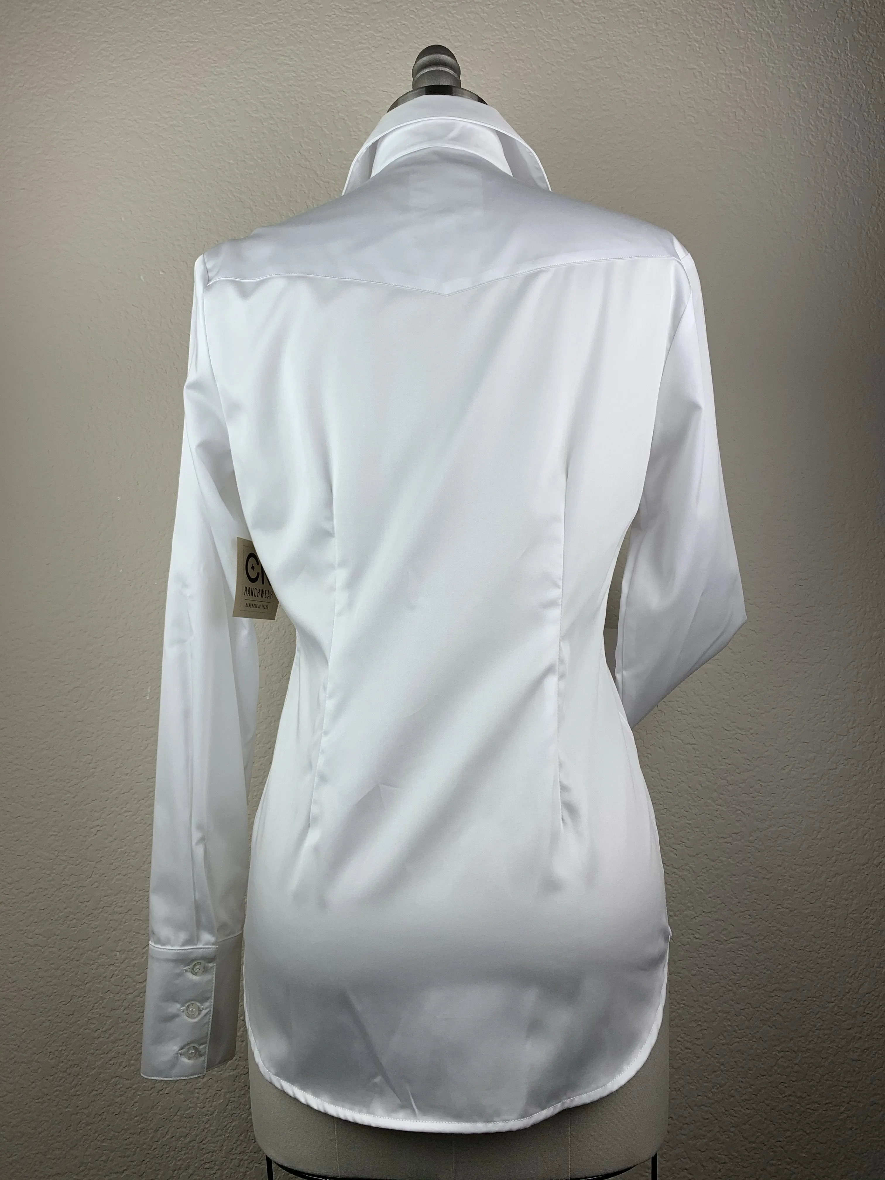 CR Tradition White Cotton Sateen - FINAL SALE