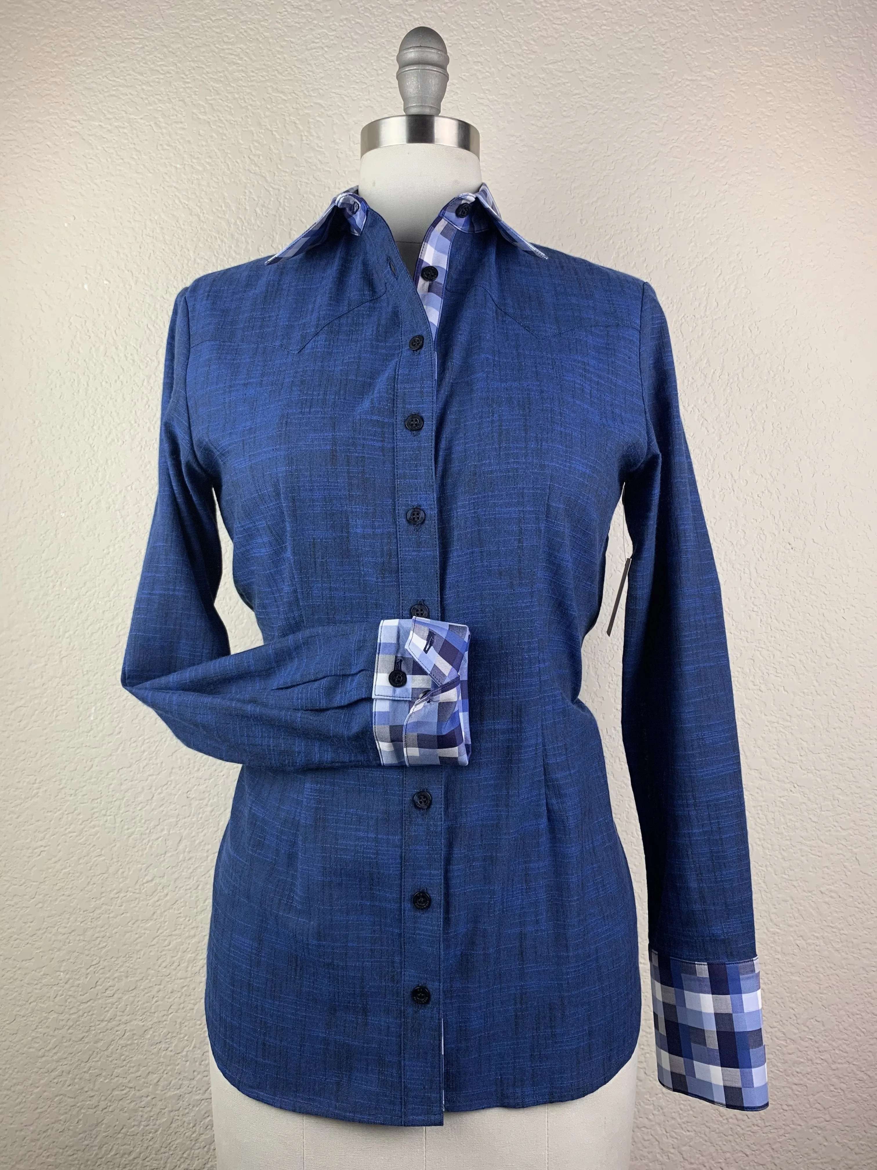 CR Western Pro Deep Indigo Linen Like Cotton