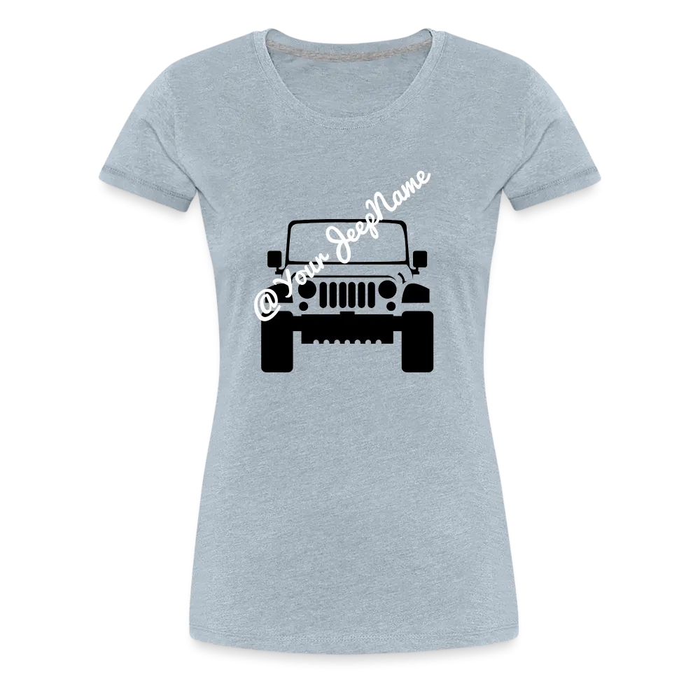 Custom Jeep Name Green T-Shirt