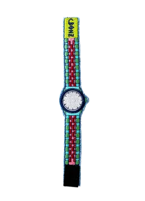 Customizable Embroidered "Watch" Bracelet