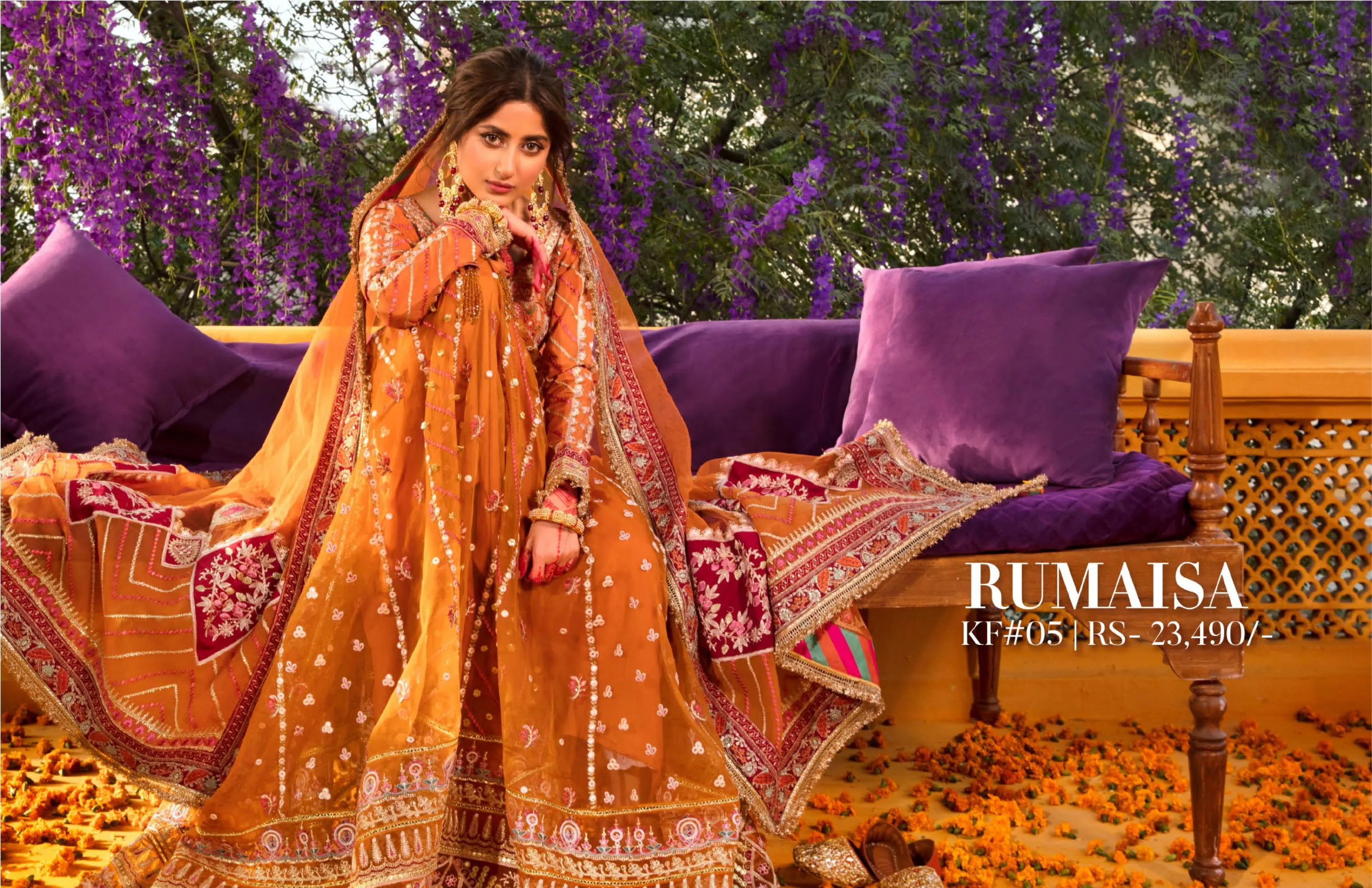 D05 RUMAISA - Qalamkar Festive (KHAAB) Formals