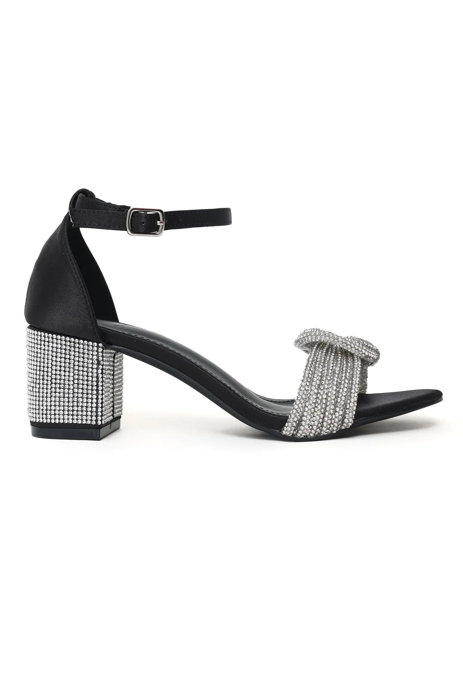 DAISY DAZZLE HEELS-BLACK