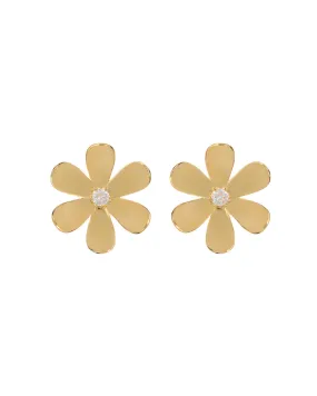 Daisy Statement Studs- Gold