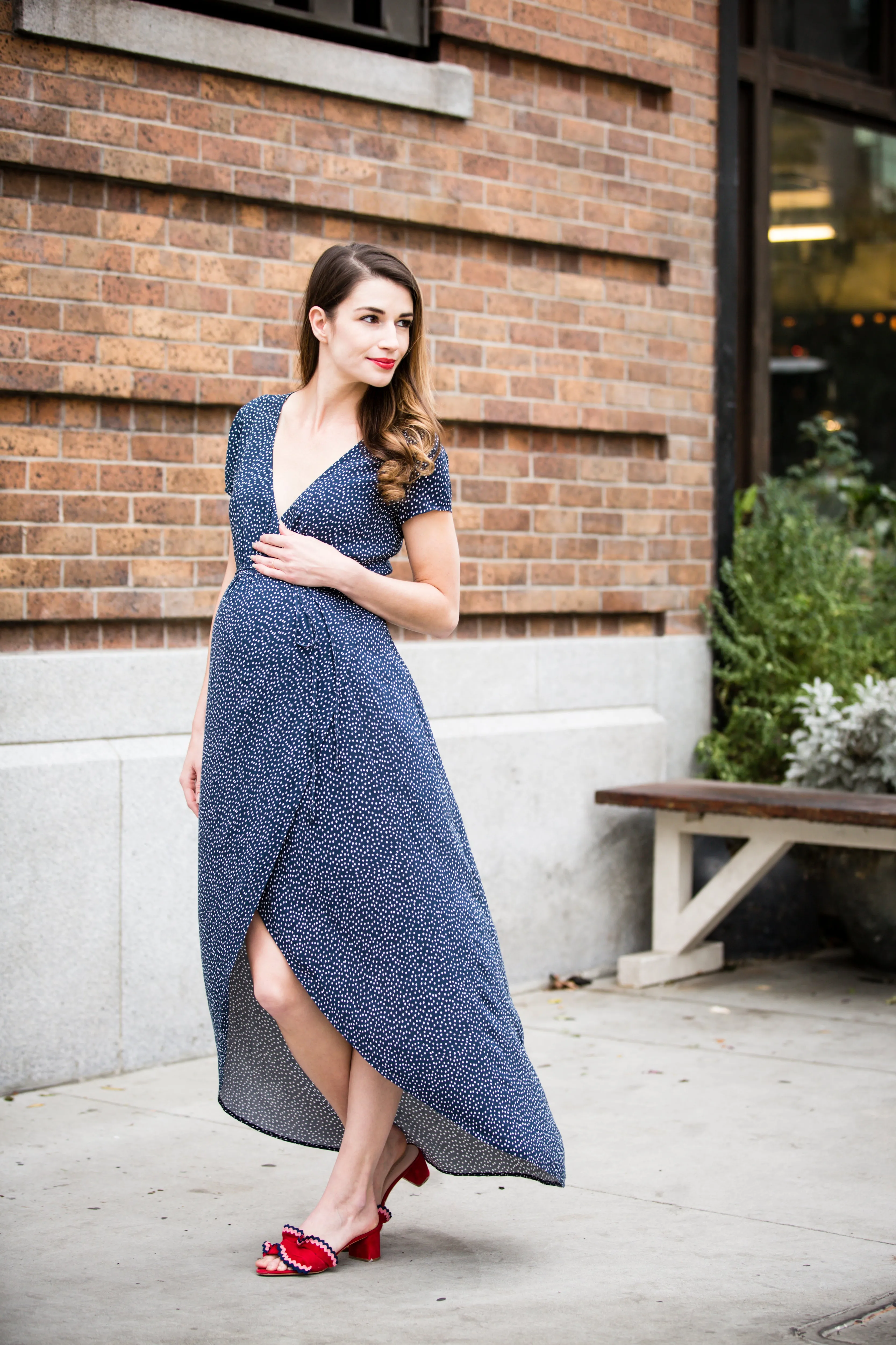 Delilah Wrap Maxi Dress