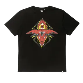 DIAMOND WOLF TEE BLACK ELLIOT SLOAN