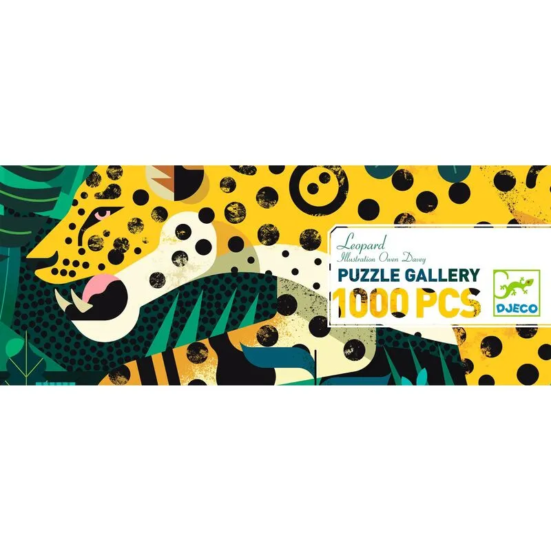 Djeco Leopard 1000pc Gallery Puzzle