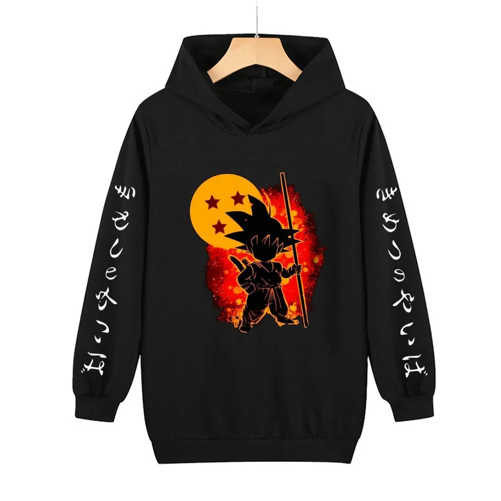 Dragon-Ball Z Kids Goku Sweatshirts Baby Boys Clothes For Men Autumn New Children&#39;s Clothing Thin Hoodies Girls Sweatshirts