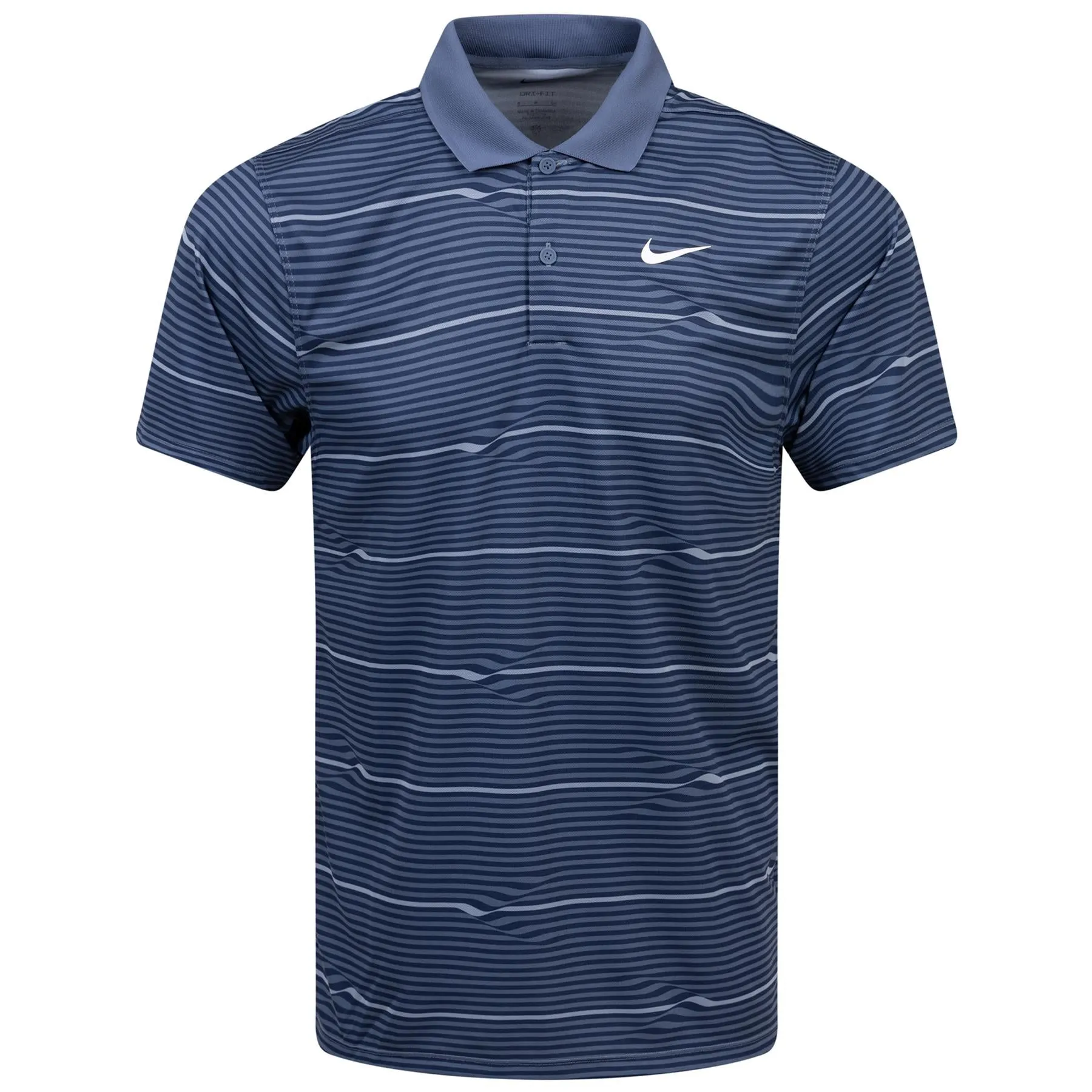 Dri-FIT Victory  Ripple Stripe Polo Midnight Navy - SS24