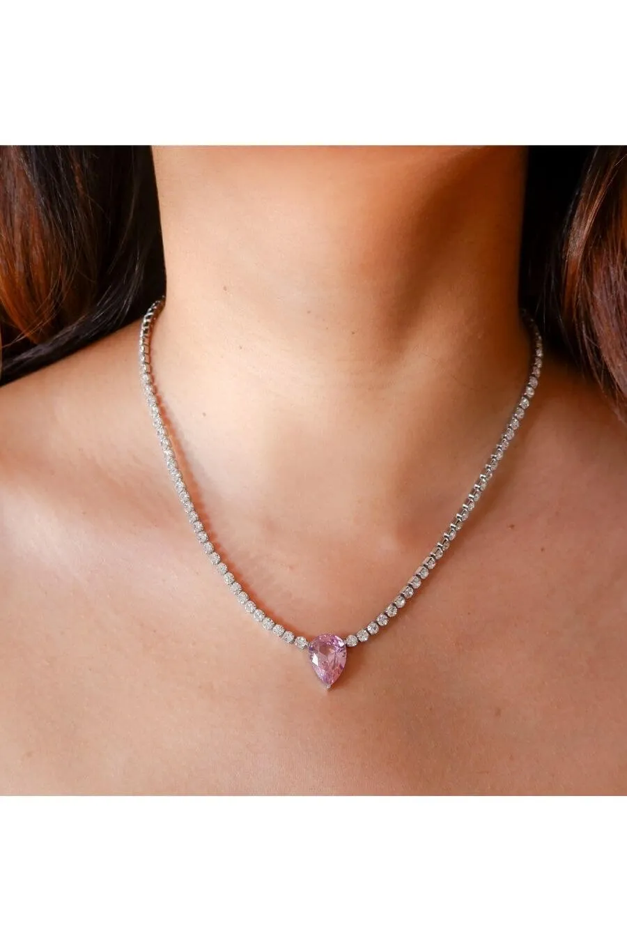 Drop Diamond Necklace