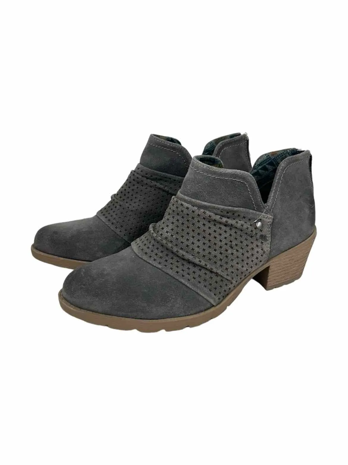 EARTH Gray Women Size 8 Ankle Boots