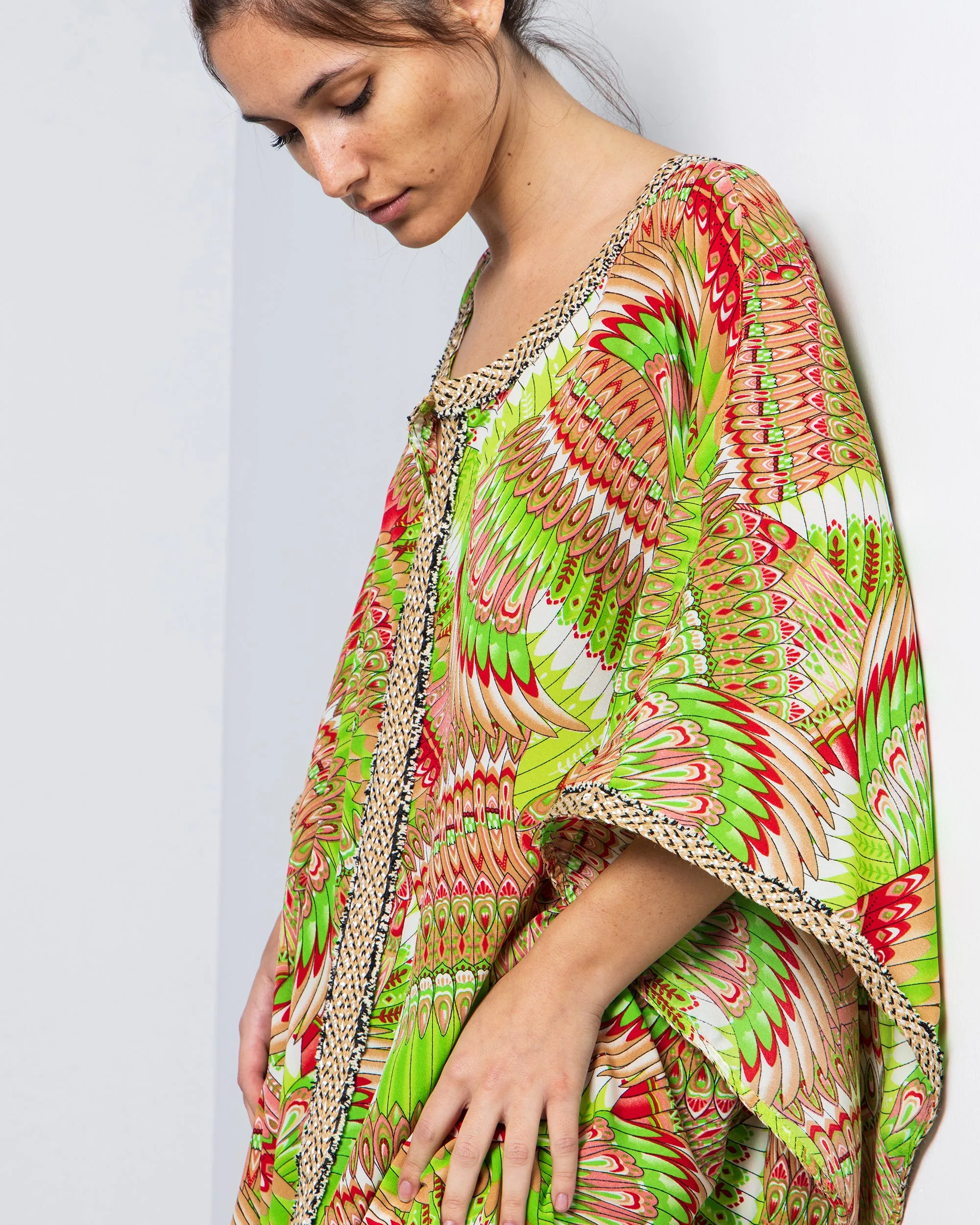 EMBROIDERY OVERSIZED BEACHWEAR 1850 - ملابس للبحر