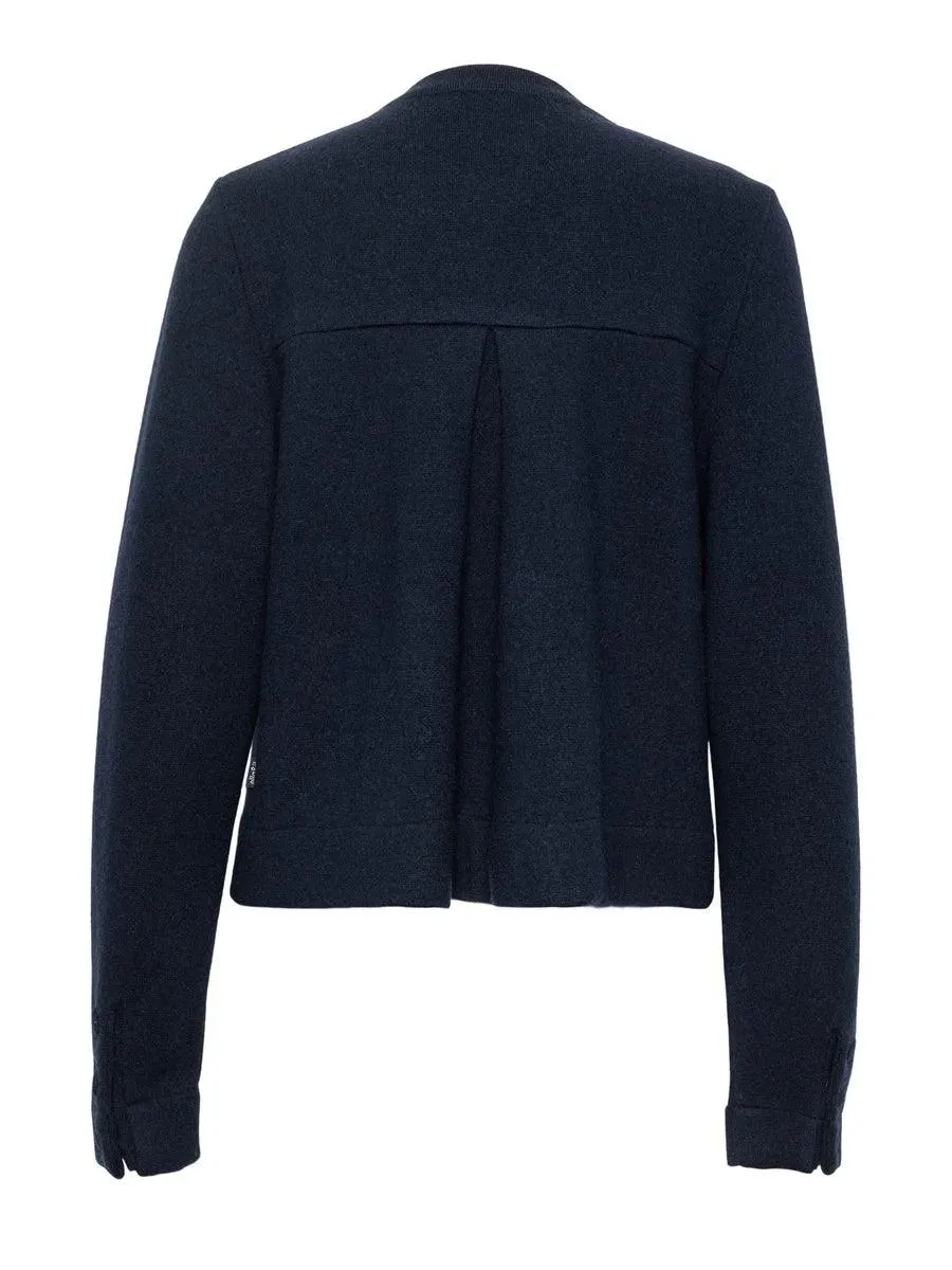 Evita Merino Jacket Navy