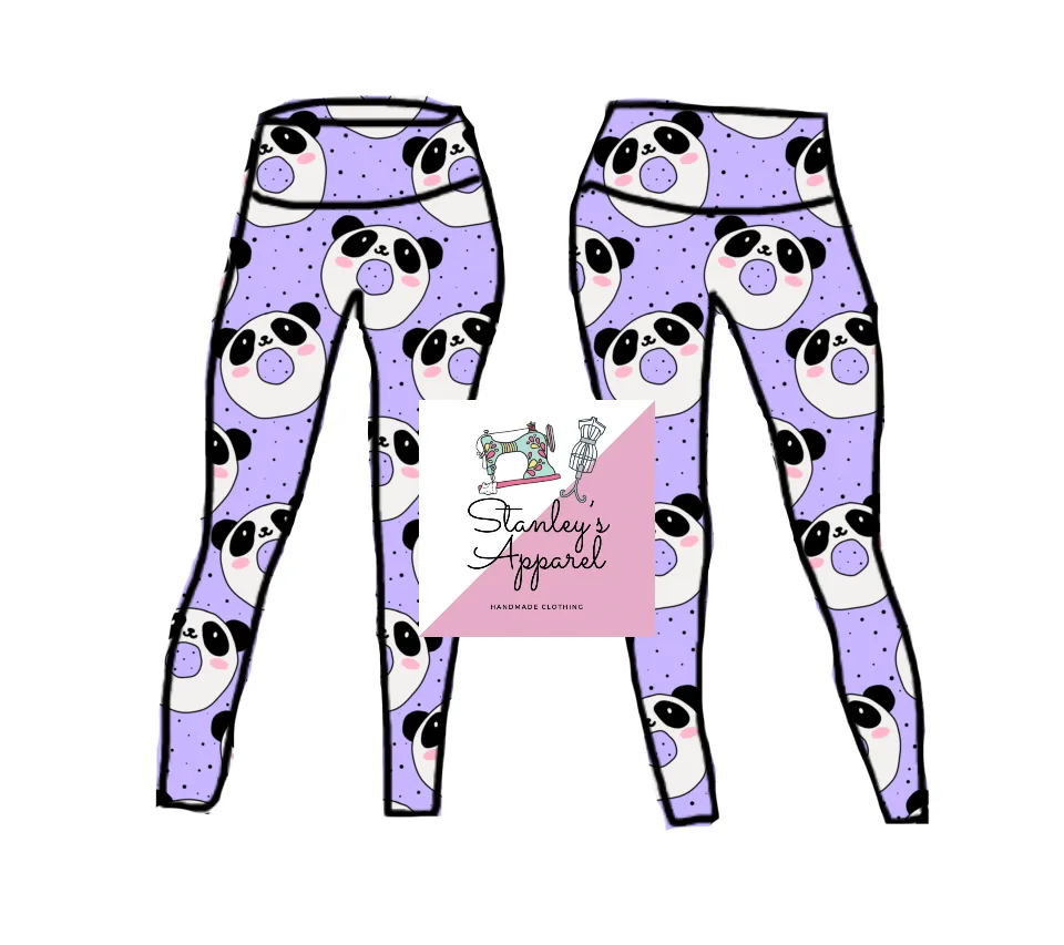 Exclusive panda donut leggings,