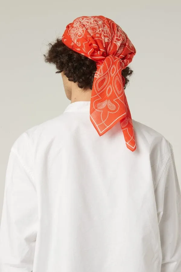 Foulard N°657 in Poppy Red - Moismont