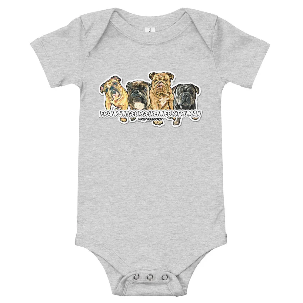 Franklin.George.Kennedy.Truman Baby short sleeve one piece