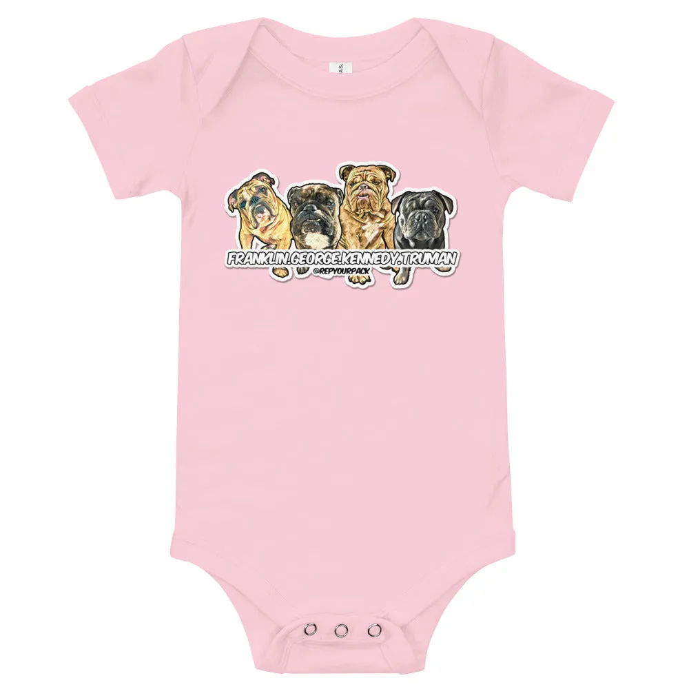 Franklin.George.Kennedy.Truman Baby short sleeve one piece