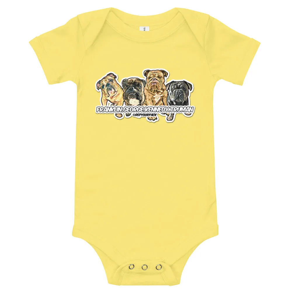 Franklin.George.Kennedy.Truman Baby short sleeve one piece