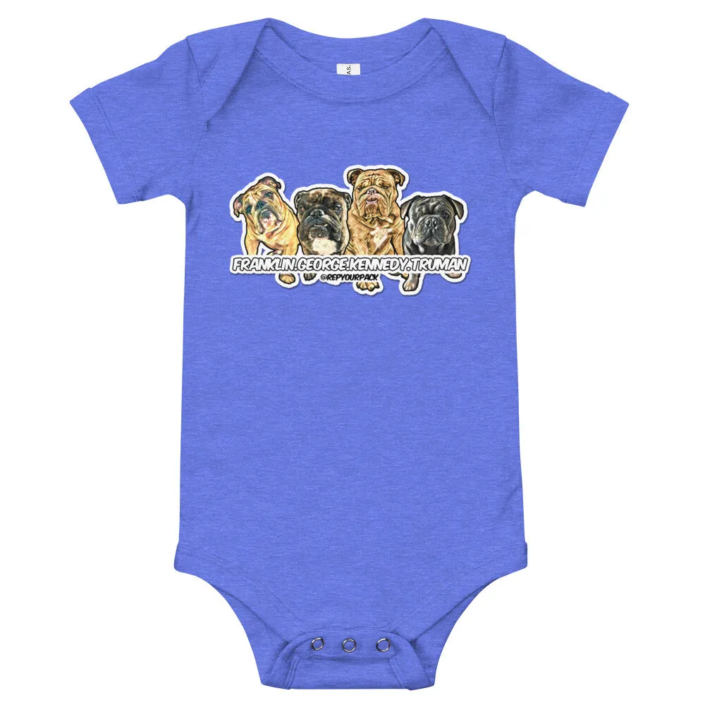 Franklin.George.Kennedy.Truman Baby short sleeve one piece