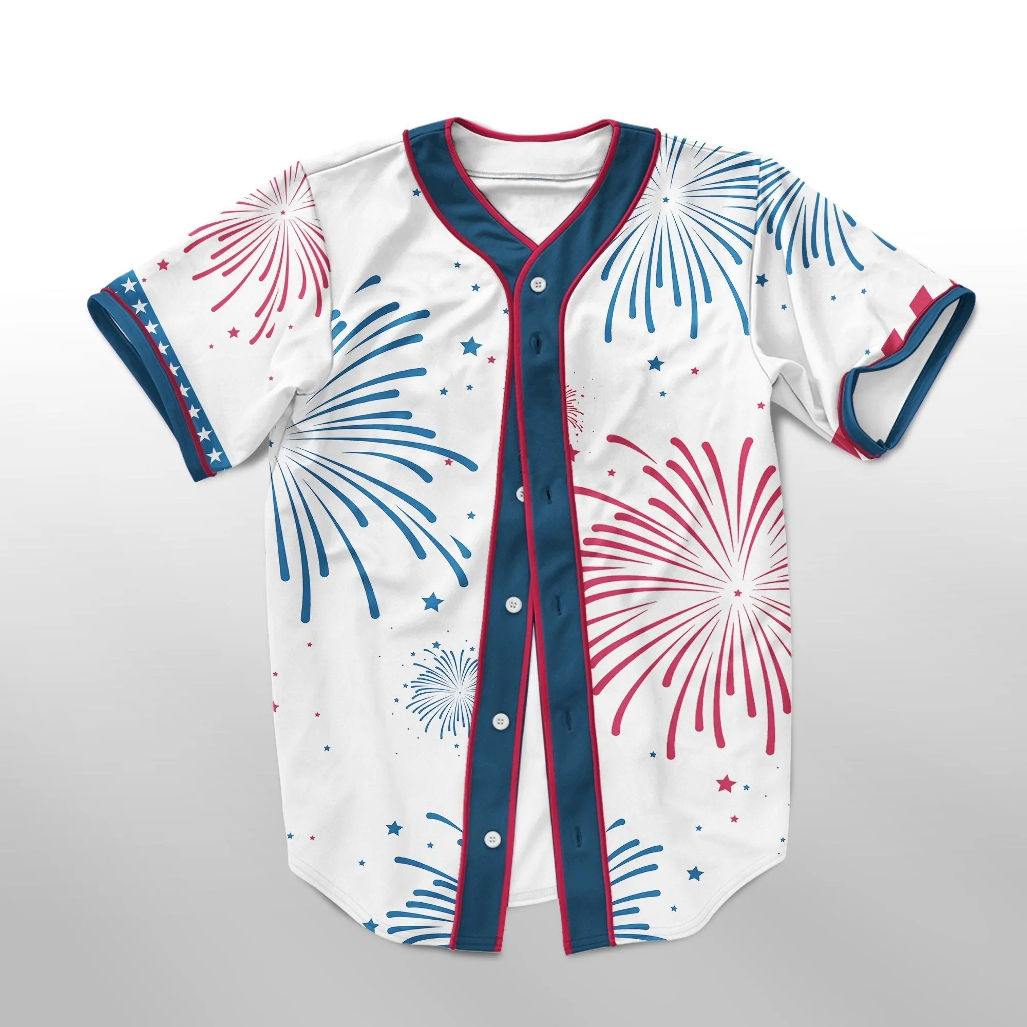 Gearhuman 3D 1776 Patriotic USA Custom Jersey Shirt