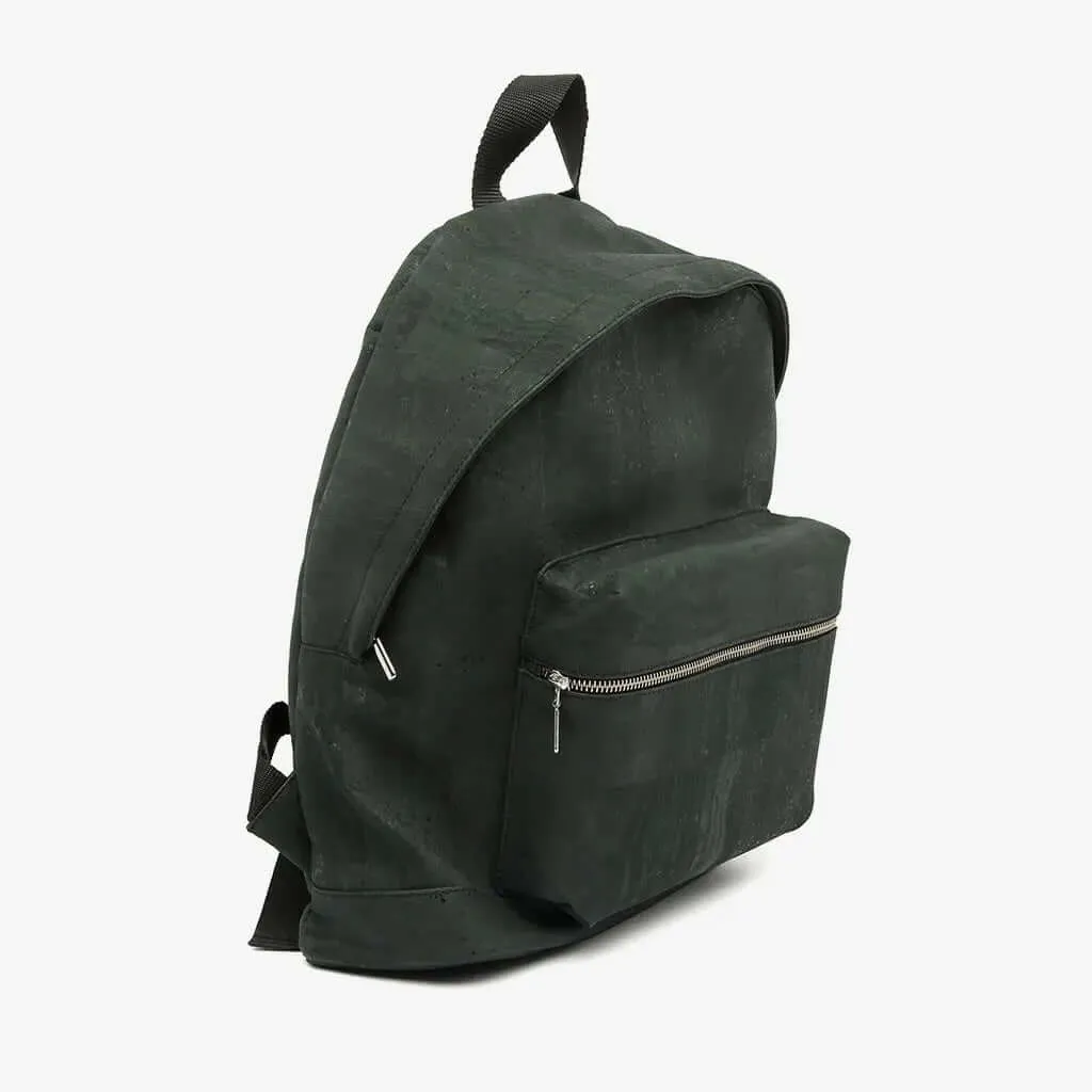 Green And Salmon Cork Backpack by Artelusa