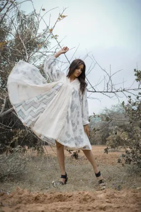 Grey Cotton Top-Dress