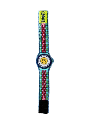 Happy Hour Embroidered "Watch" Bracelet