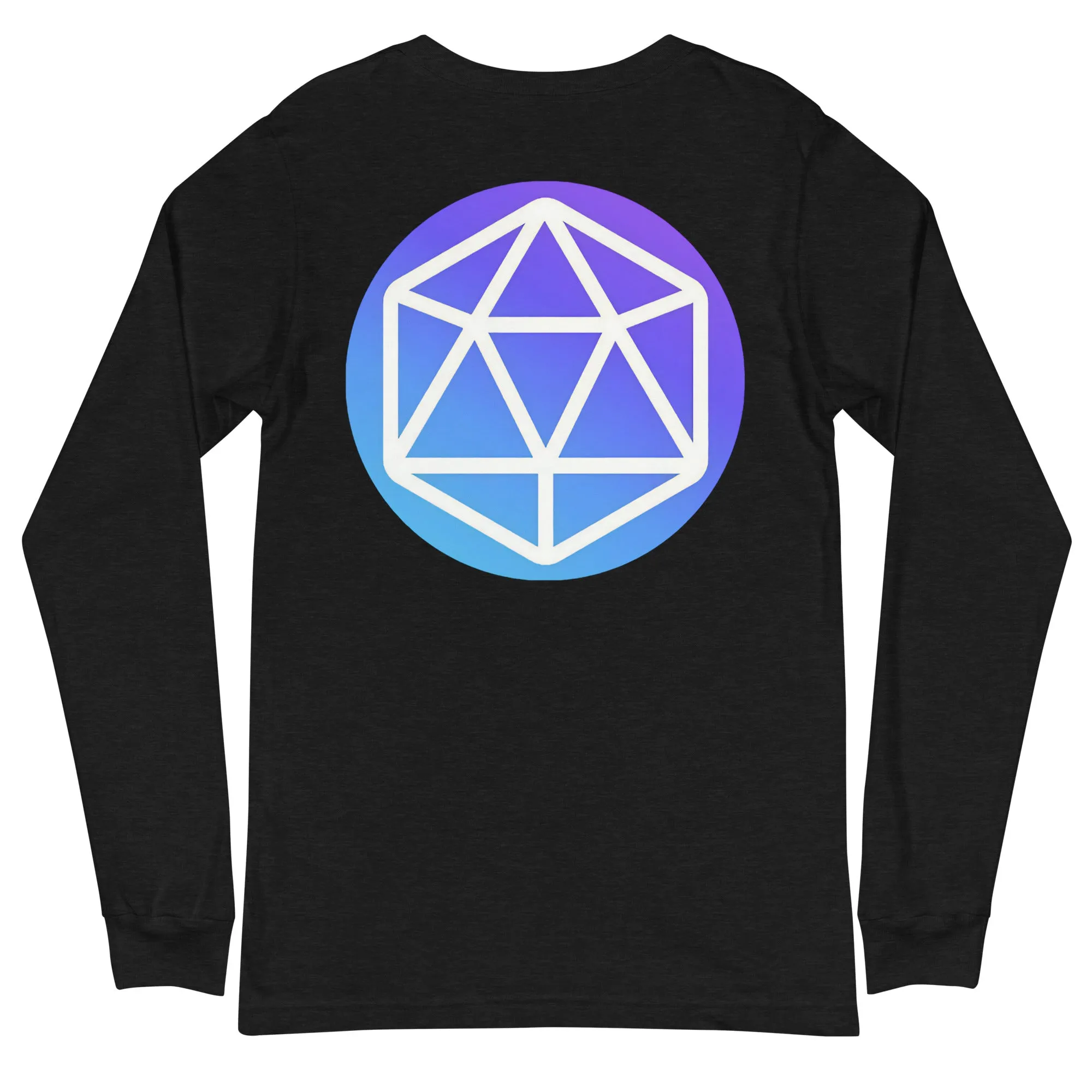 Hedron Unisex Long Sleeve Tee (Front & Back)