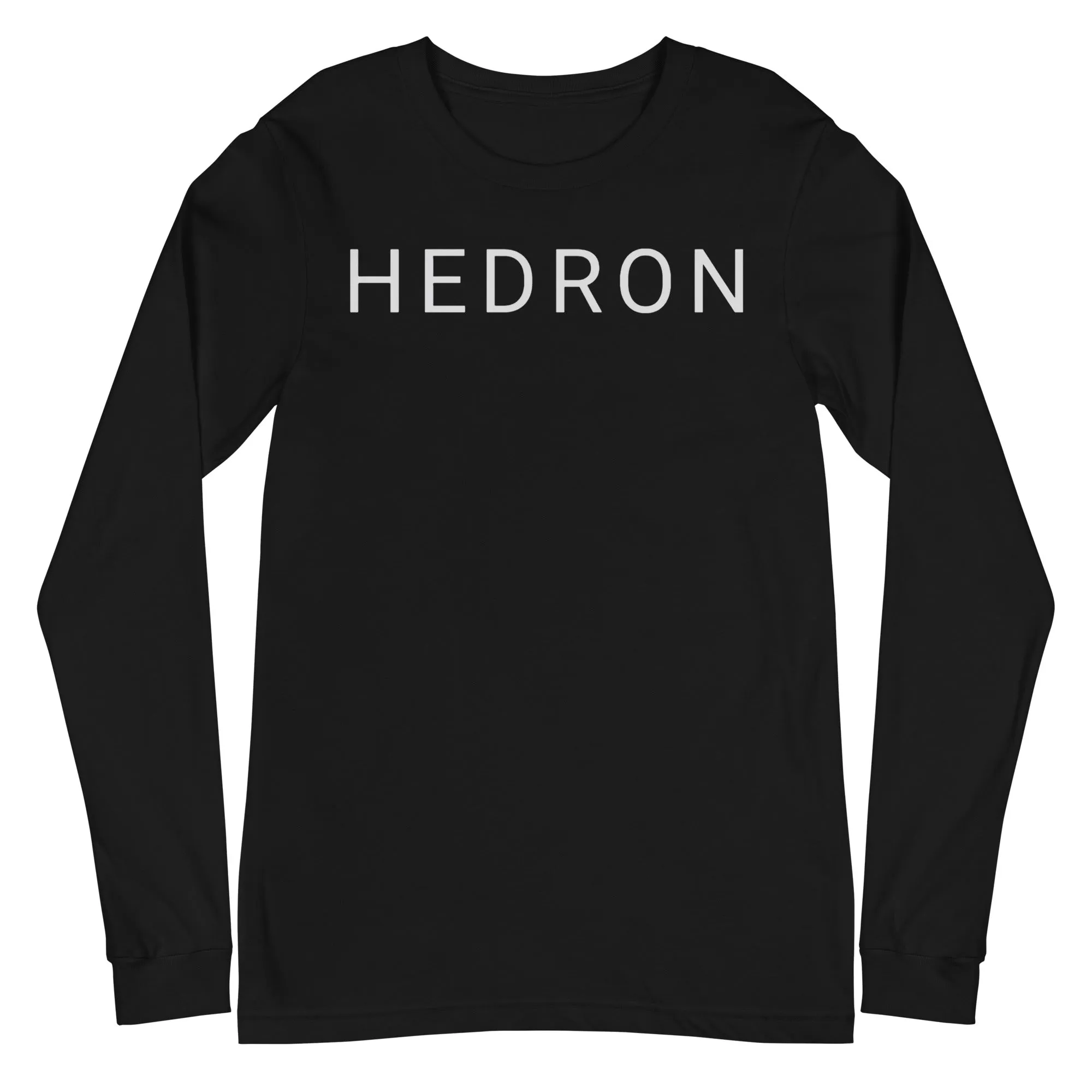 Hedron Unisex Long Sleeve Tee (Front & Back)