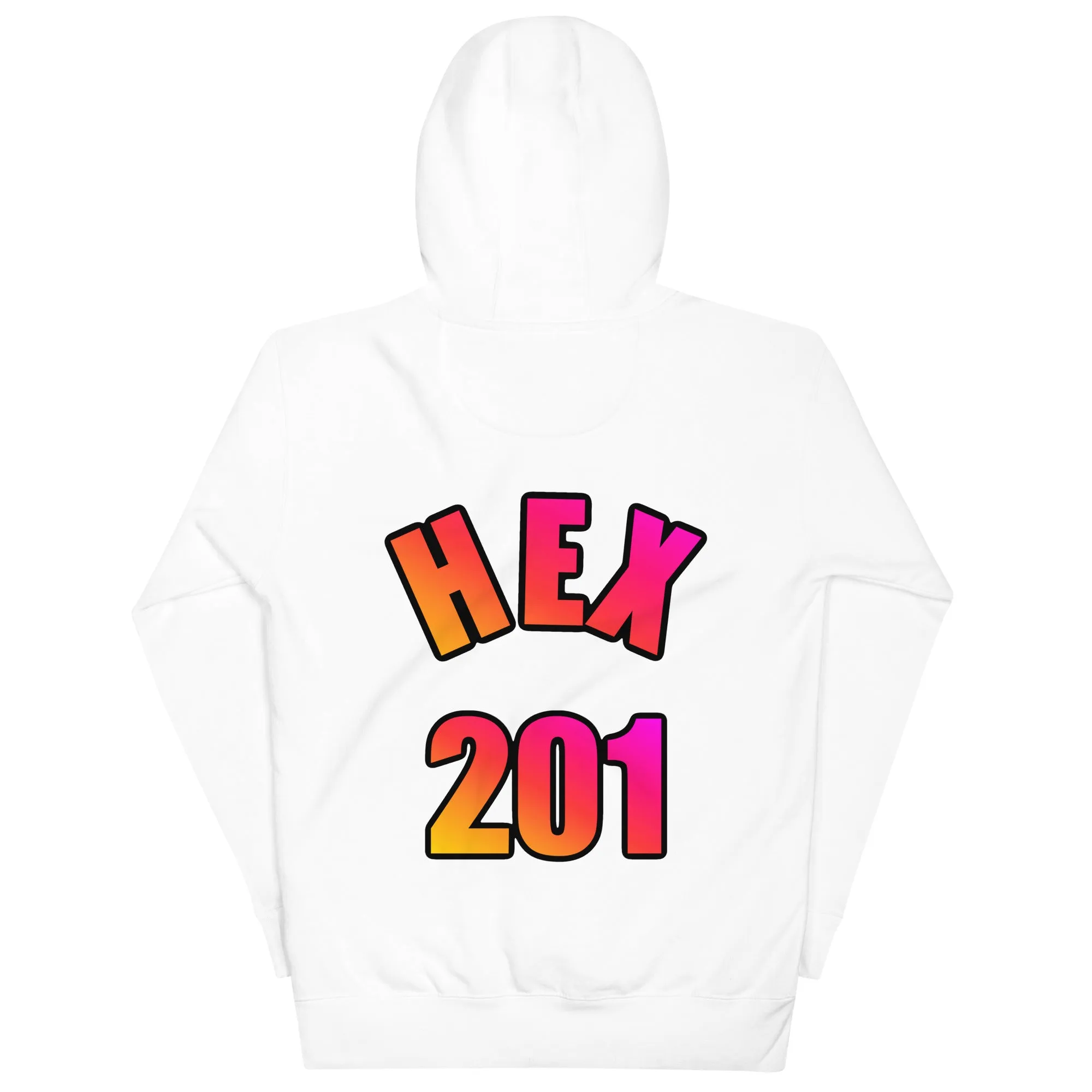 HEX #201 Unisex Premium Hoodie (Front & Back)