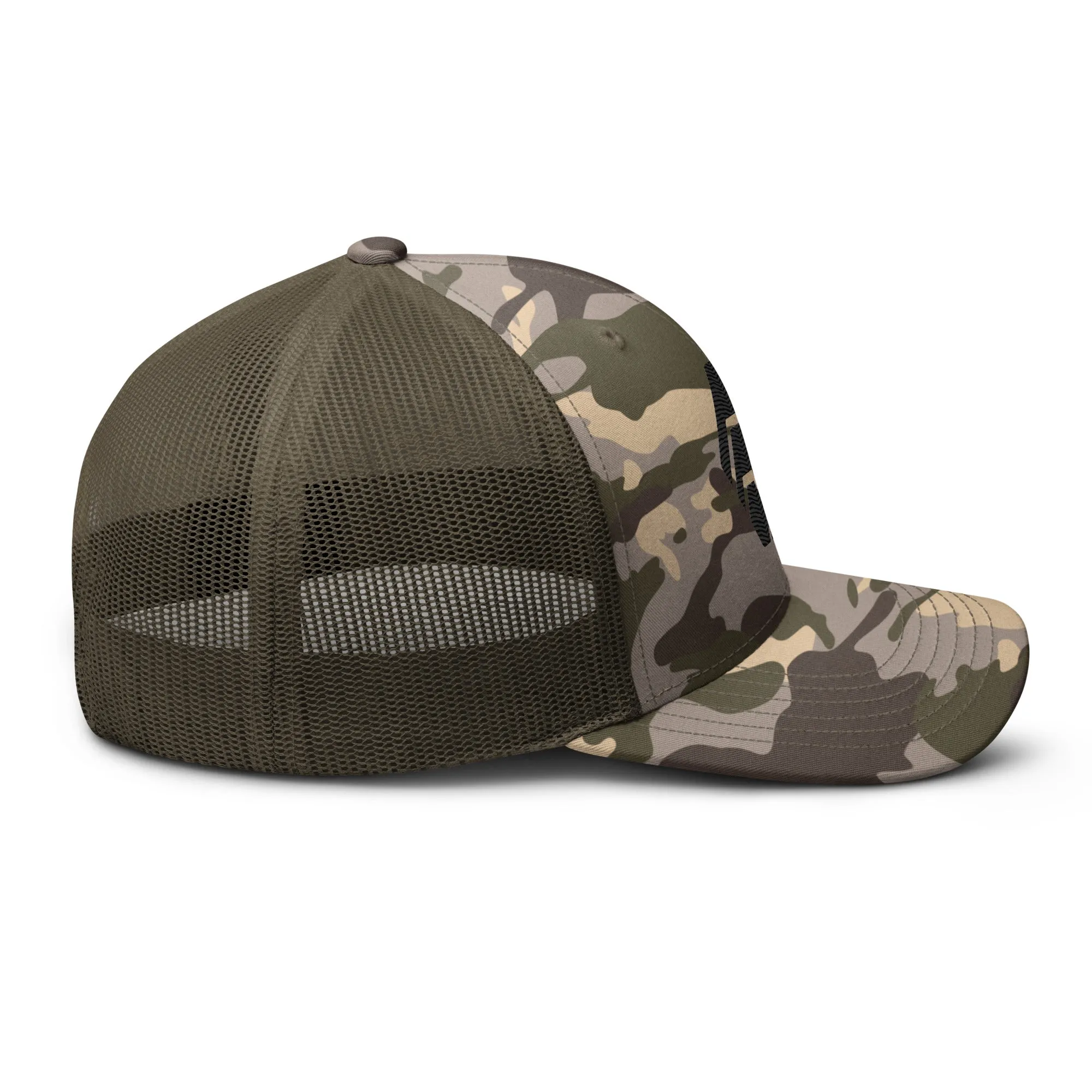 HEX Camouflage Trucker Hat (Embroidered)