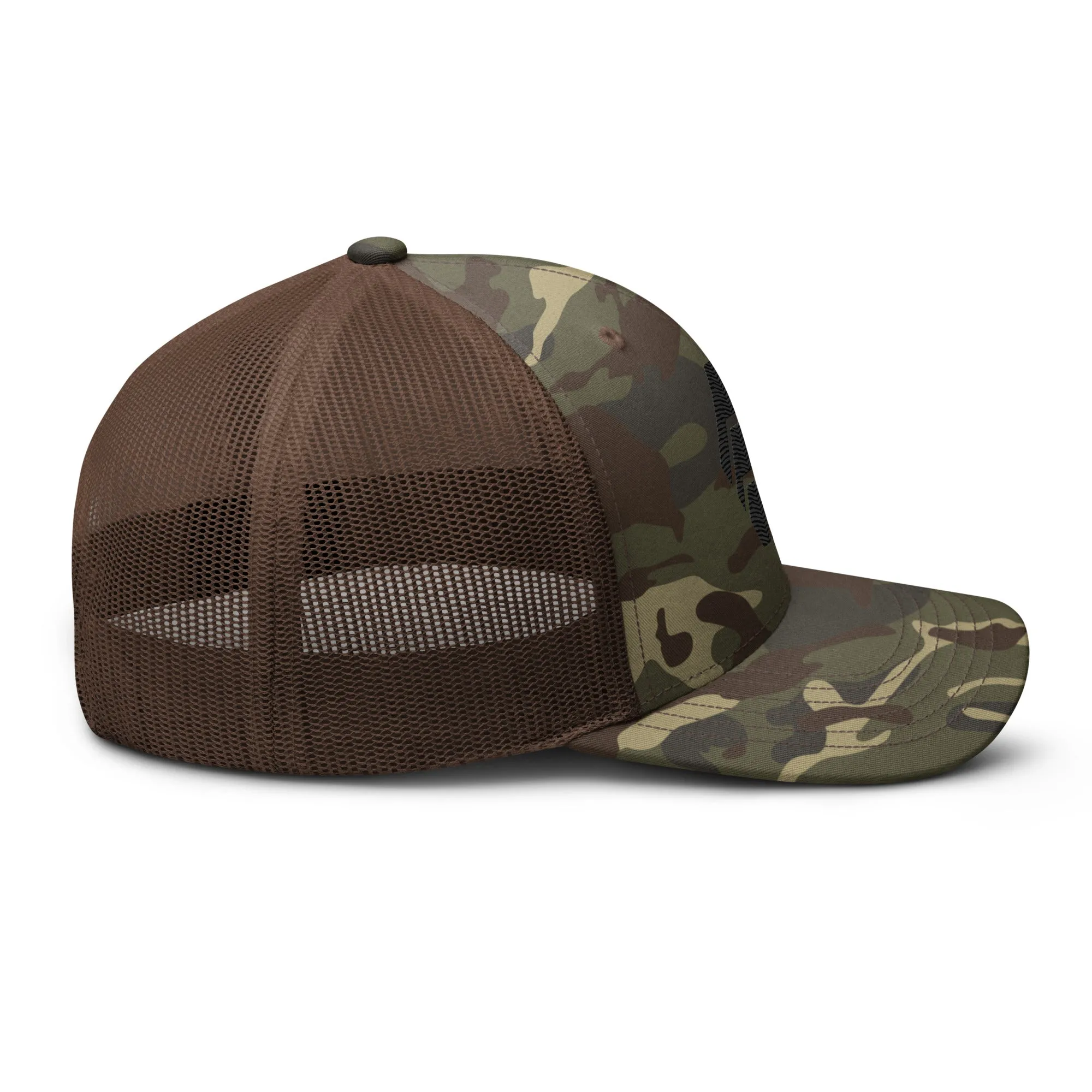 HEX Camouflage Trucker Hat (Embroidered)