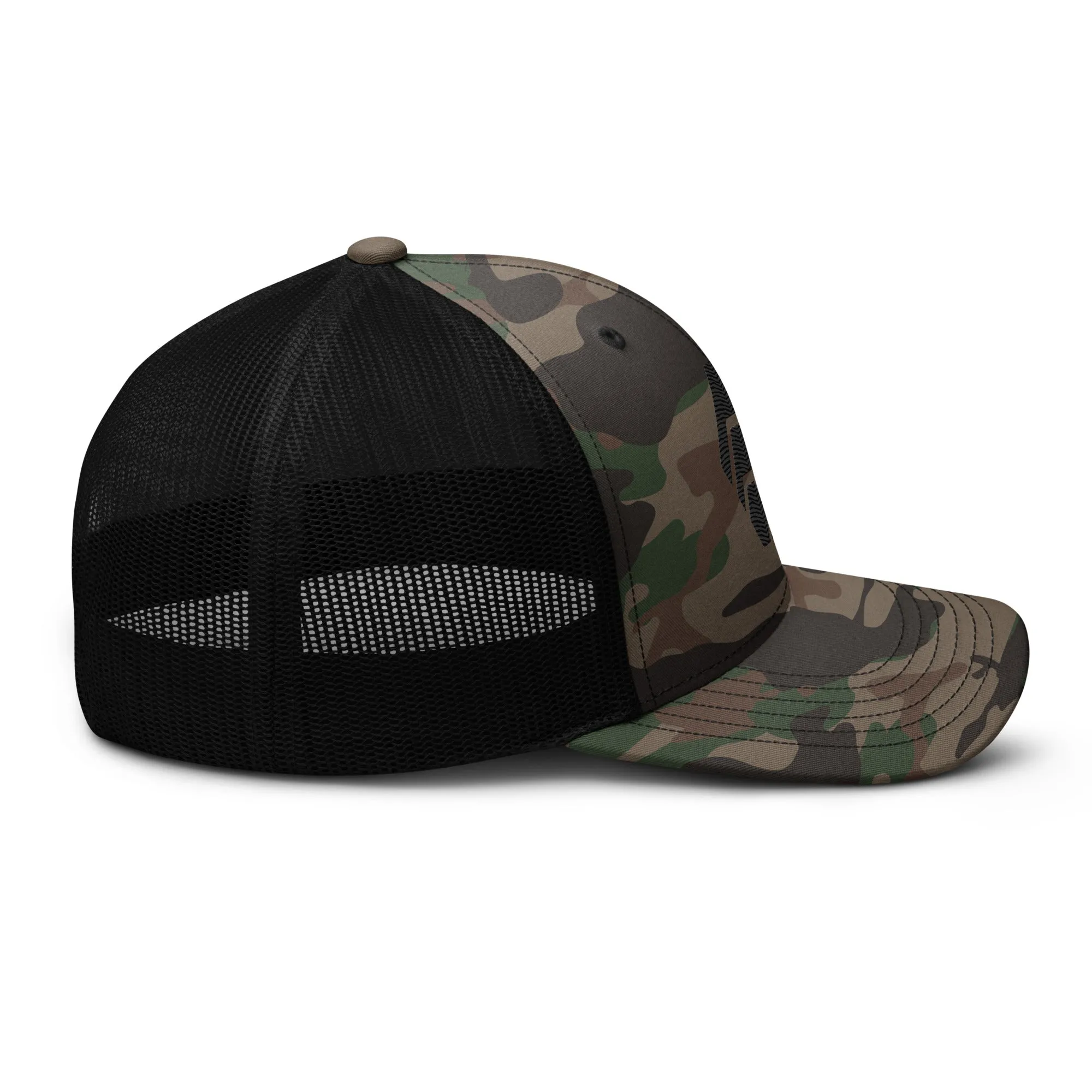 HEX Camouflage Trucker Hat (Embroidered)