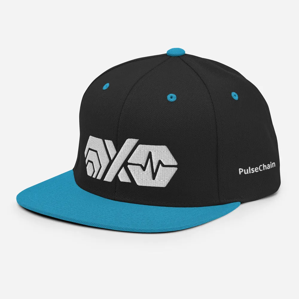 HEX PulseX PulseChain Snapback Hat