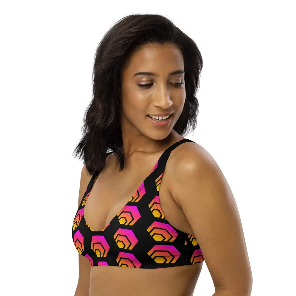 HEX Recycled padded bikini top