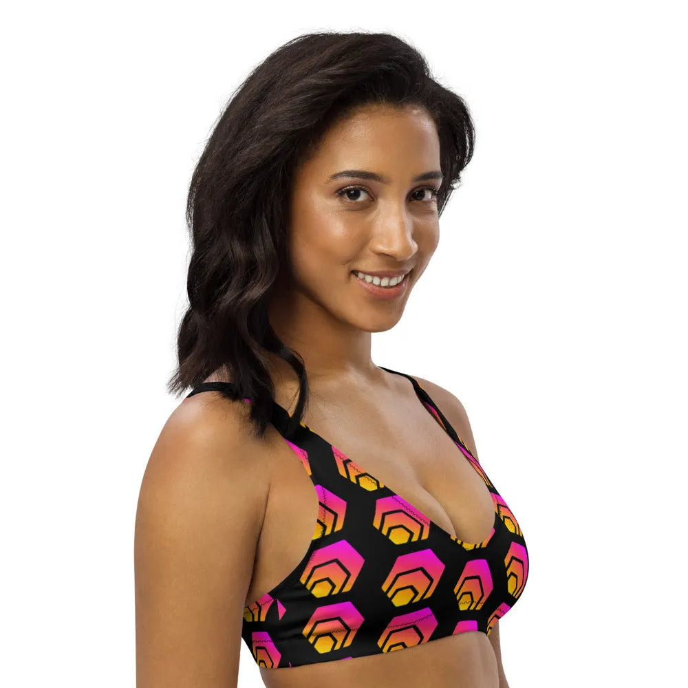 HEX Recycled padded bikini top