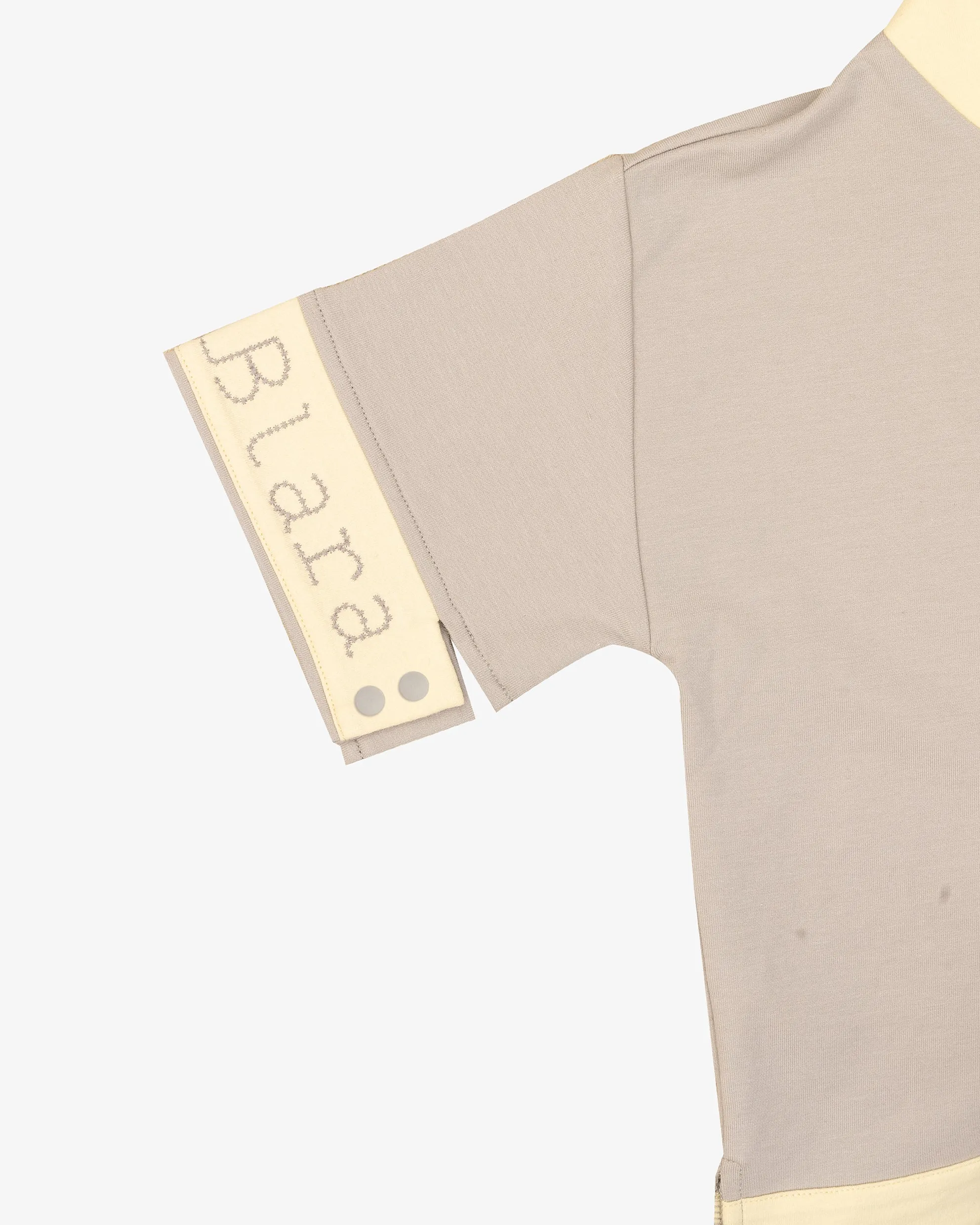 High-Neck Baggy T-Shirt