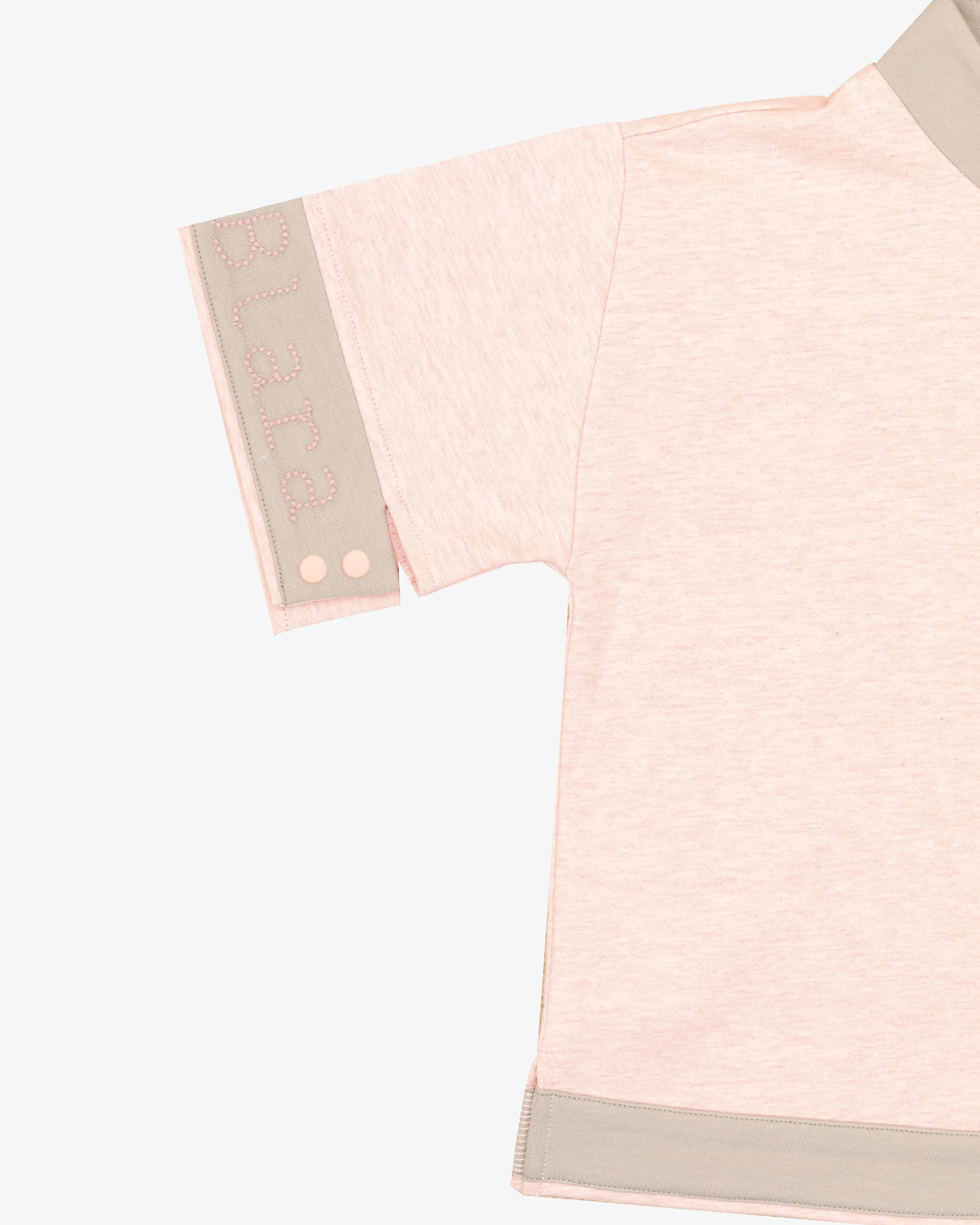 High-Neck Baggy T-Shirt