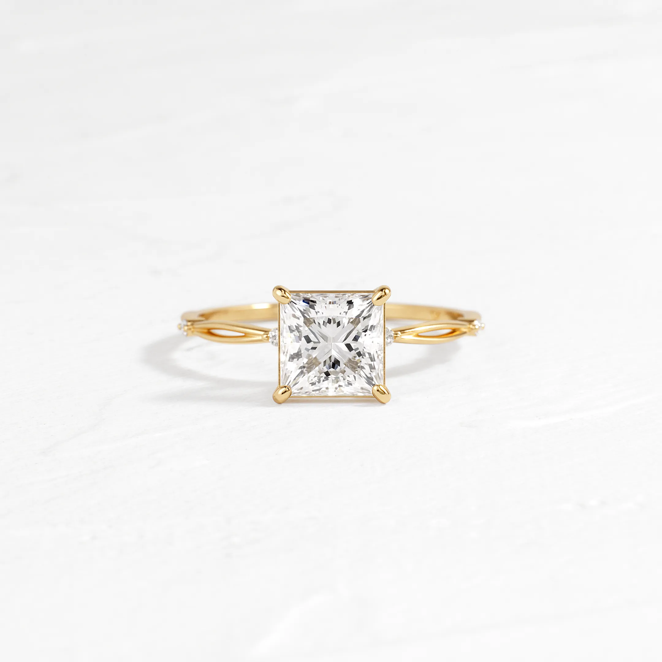 Hillside Ring, Princess Cut